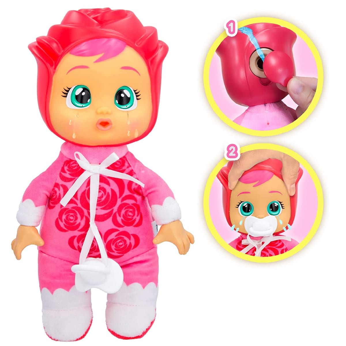 Muñeca Cry Babies Tiny Cuddles Rose 25 cm4