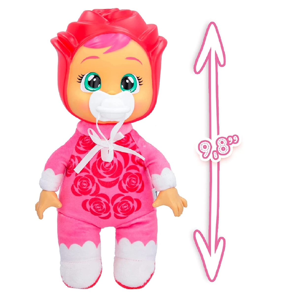 Muñeca Cry Babies Tiny Cuddles Rose 25 cm1