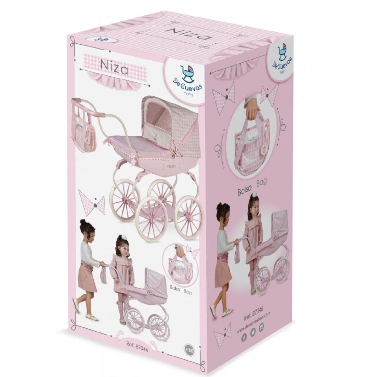 Coche Para Muñeca Vintage Colección Niza1