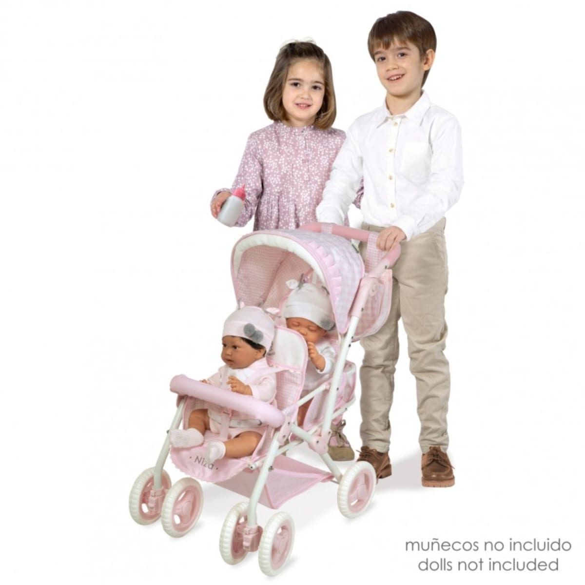 Coche Gemelar Para Muñecas Colección Niza2