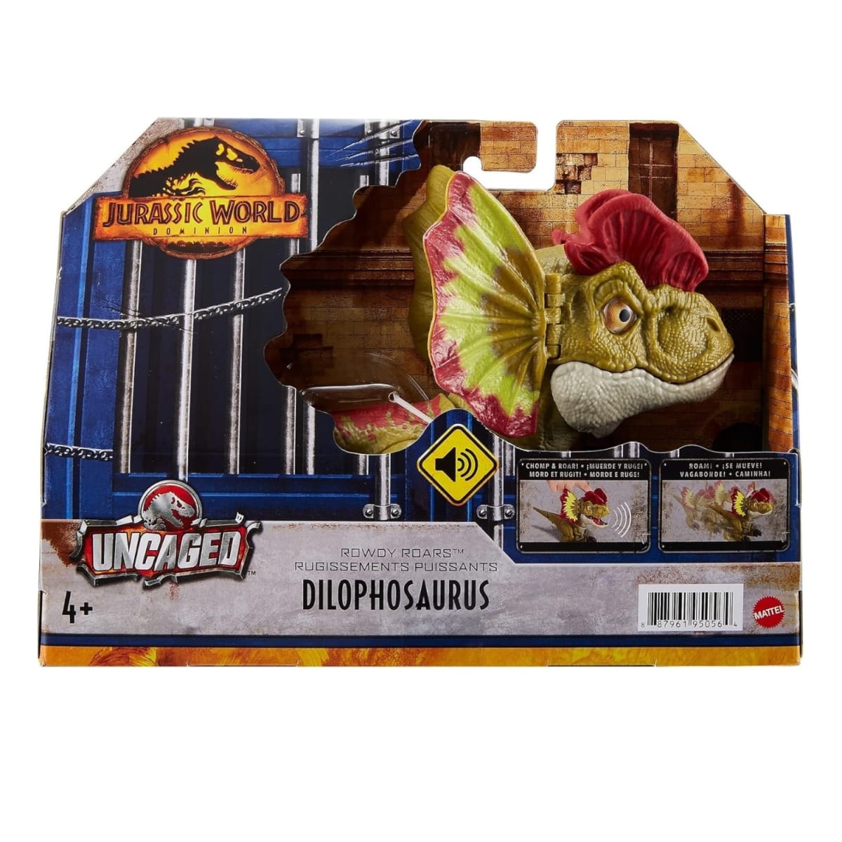 Figura Dilophosaurus Mordida y Rugido3