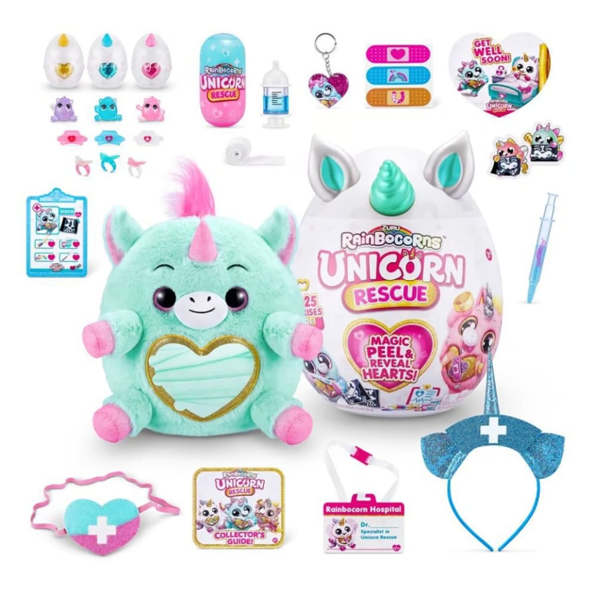 Rainbocorns Unicornio Rescate Gigante Surtido1