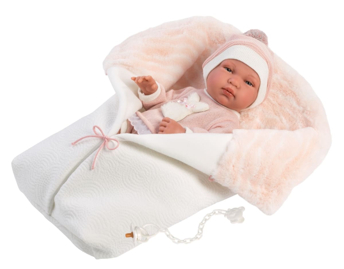 Bebé Recién NacidaTina 43 cm con Saquito2