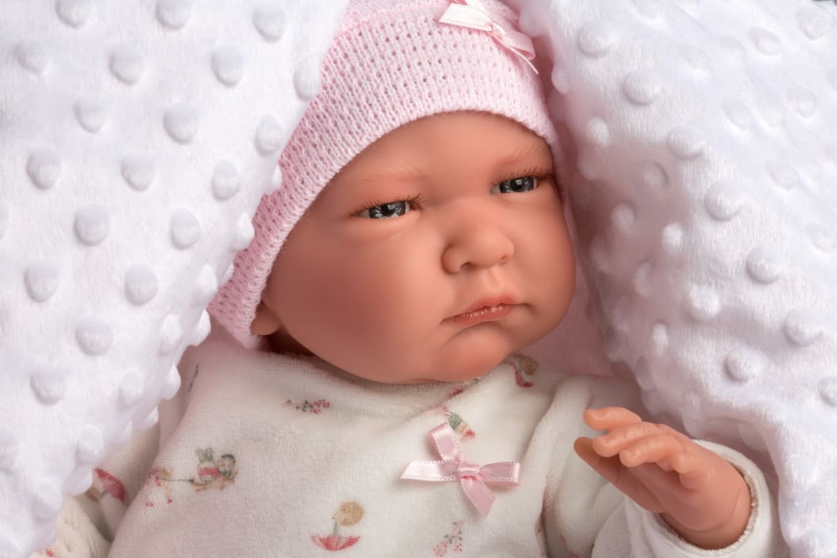 Bebé Recién Nacida Lala Llorona con Manta 42 cm4