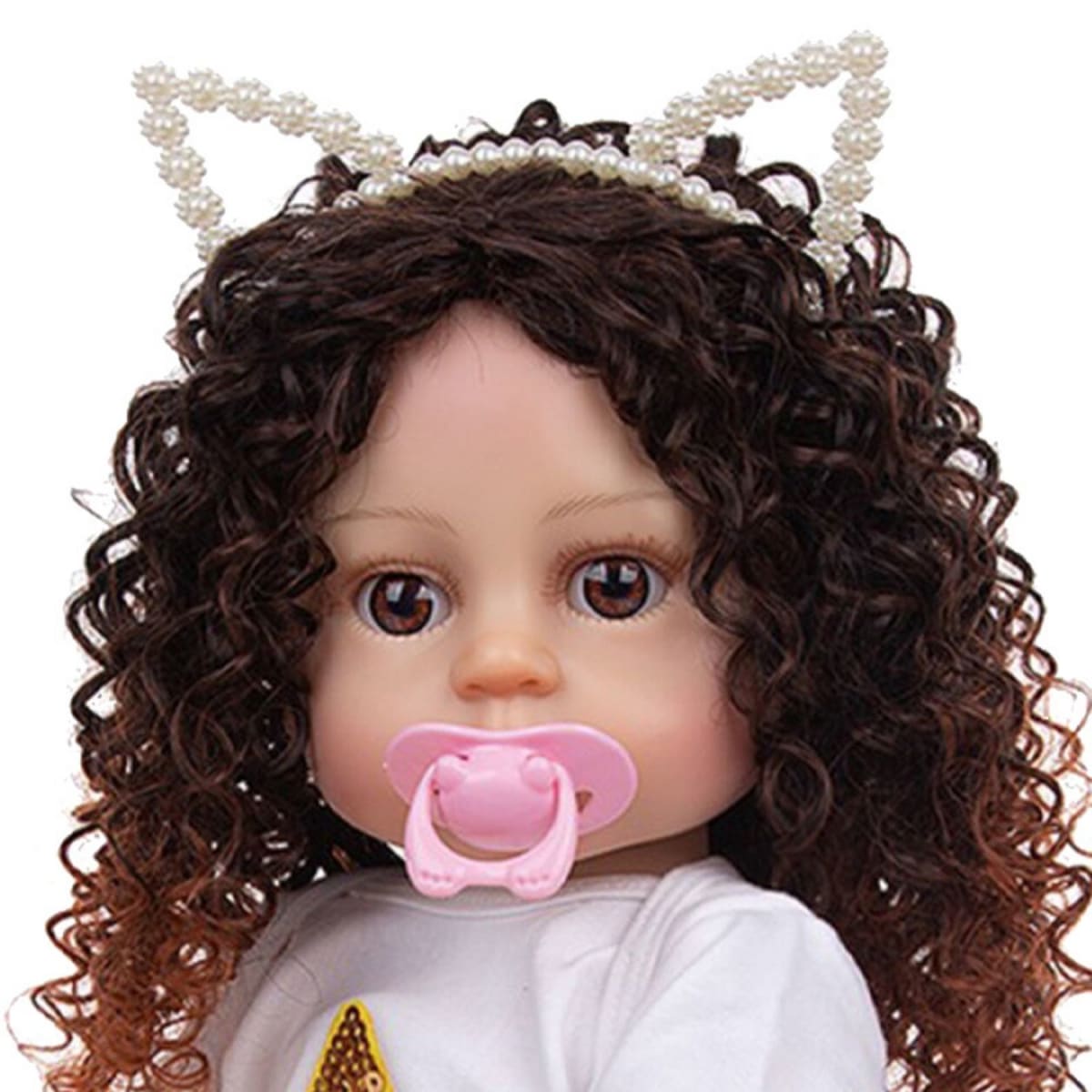 Muñeca Bebe Real Interactiva 55 cm Tipo Reborn-1Whit2