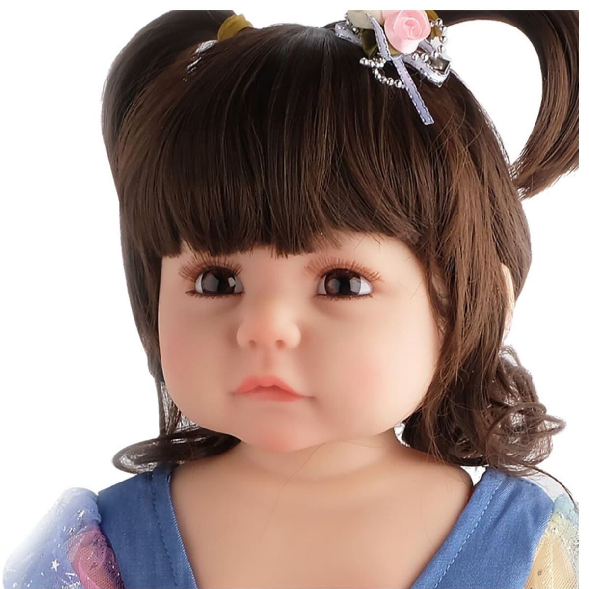 Muñeca Bebe Real Interactiva 55 cm Tipo Reborn-2Blue2