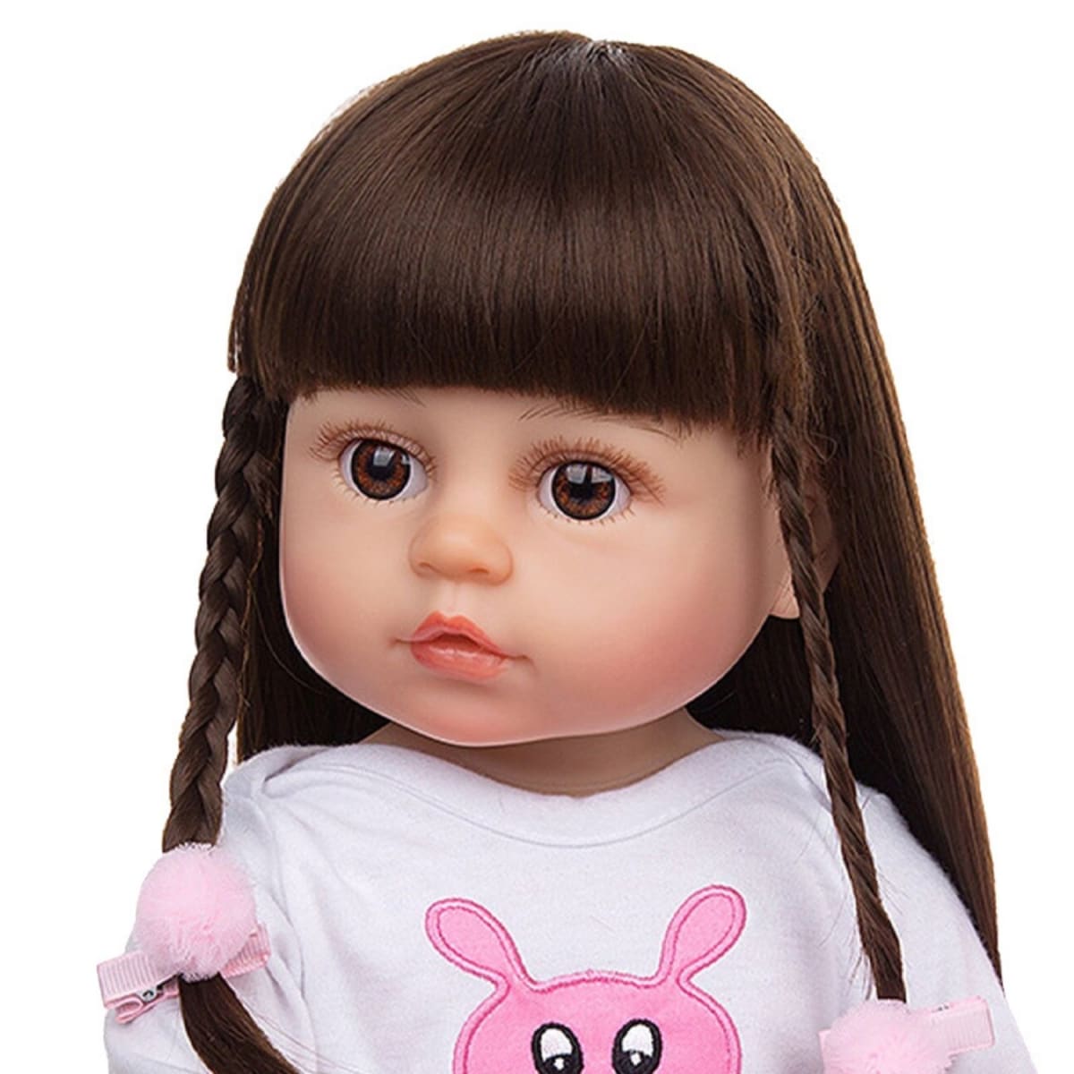 Muñeca Bebe Real Interactiva 55 cm Tipo Reborn-4Pink2