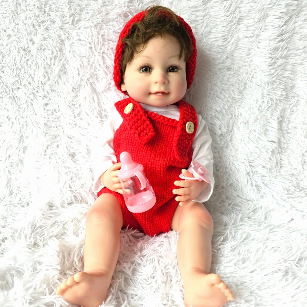 Muñeca Bebe Reborn Vinilo Siliconado Any Reborn 55 cm4