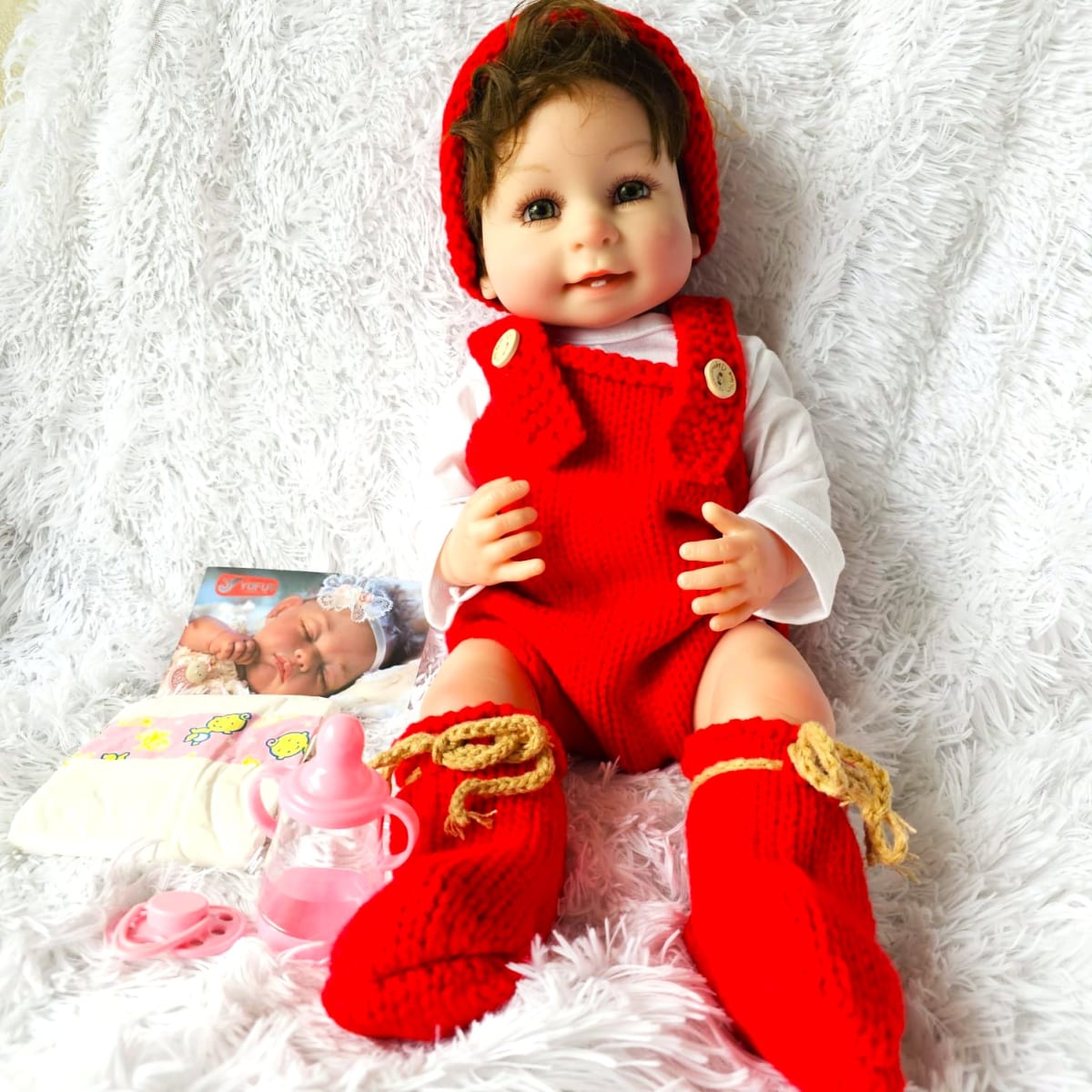 Muñeca Bebe Reborn Vinilo Siliconado Any Reborn 55 cm1