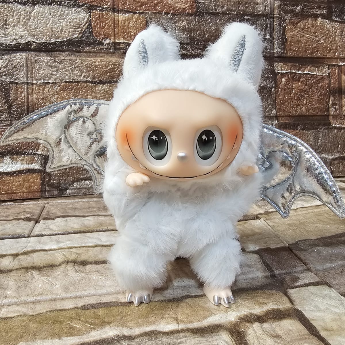 Dupe Labubu Zimomo Angel in Clouds Edición Especial Réplica1