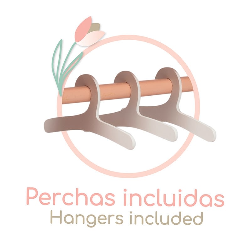 Perchero Guardarropa para Accesorios de Muñecas3