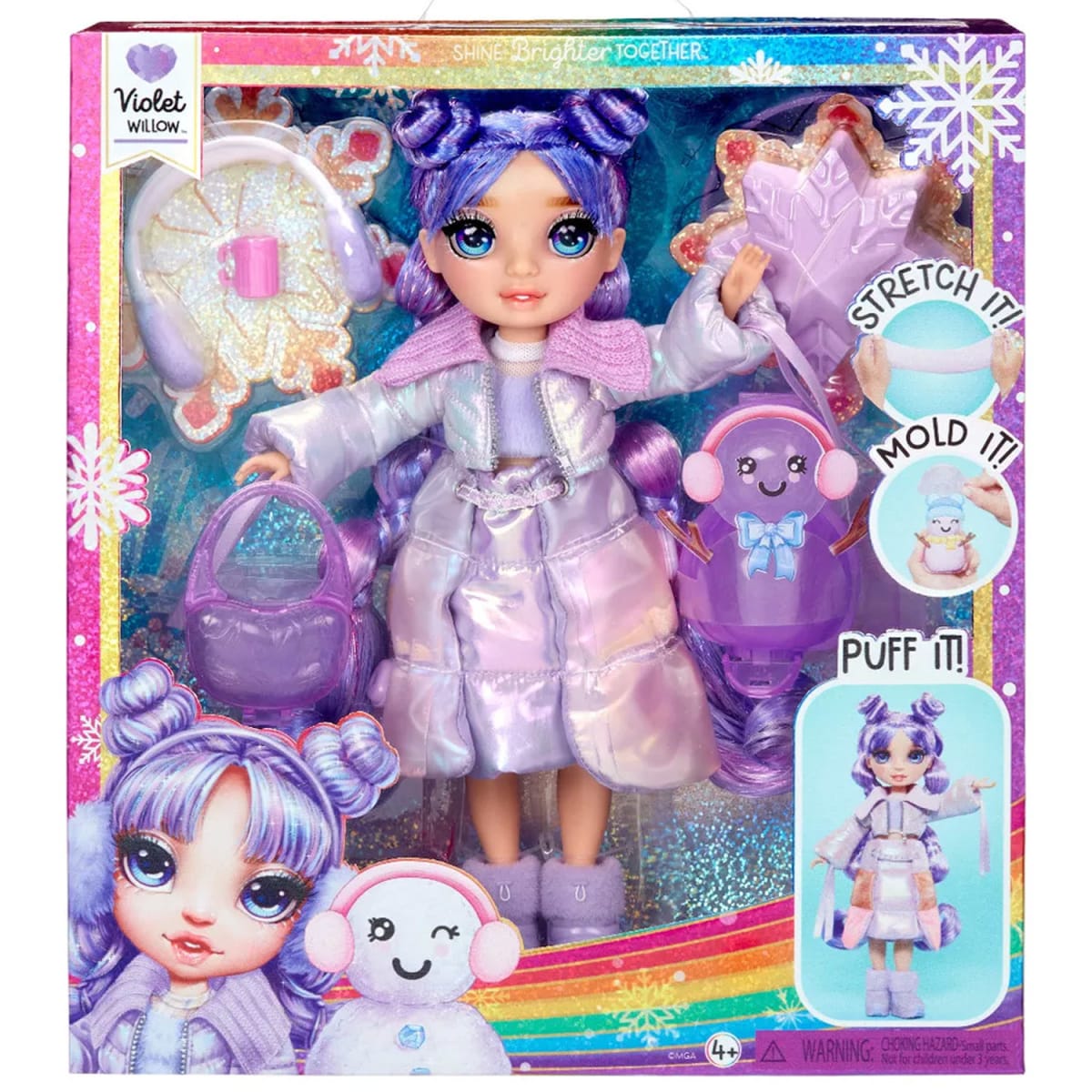 Muñeca Rainbow High Violet Winter Wonderland6