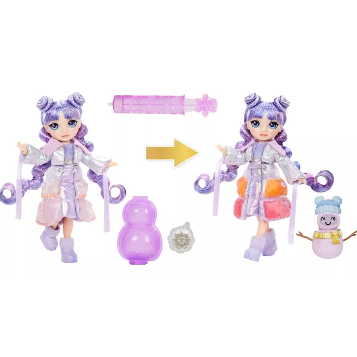Muñeca Rainbow High Violet Winter Wonderland5