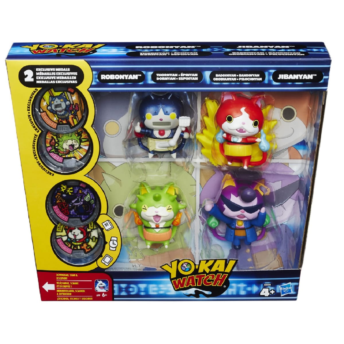 Set de Figuras y Medallas Yo Kai2