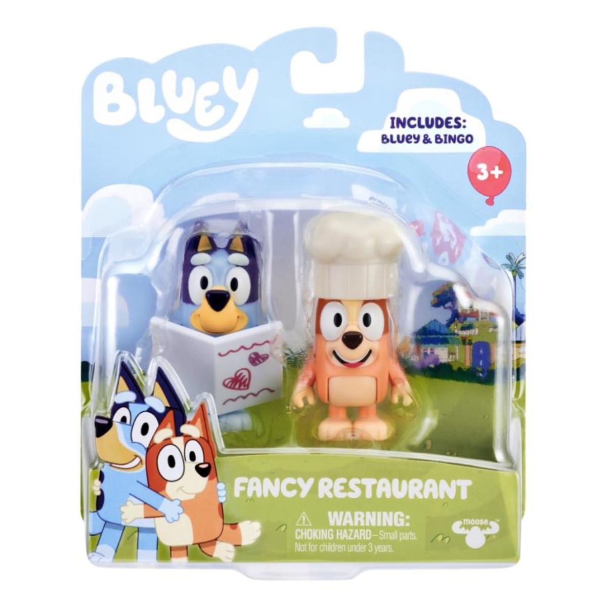 Pack x2 Figuras Bluey & Bingo Fancy Restaurant2