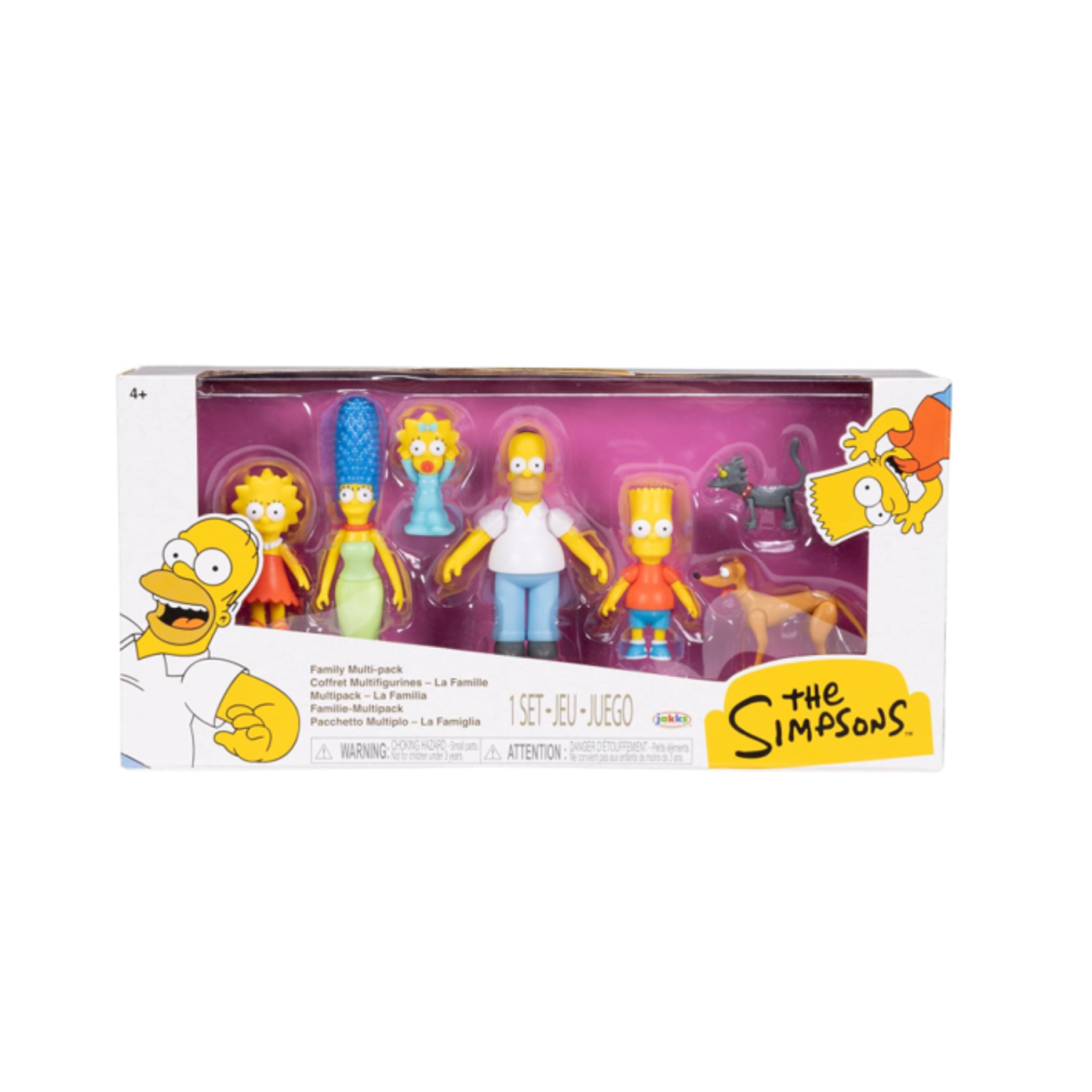 Pack x 7 Figuras Familia Los Simpsons6