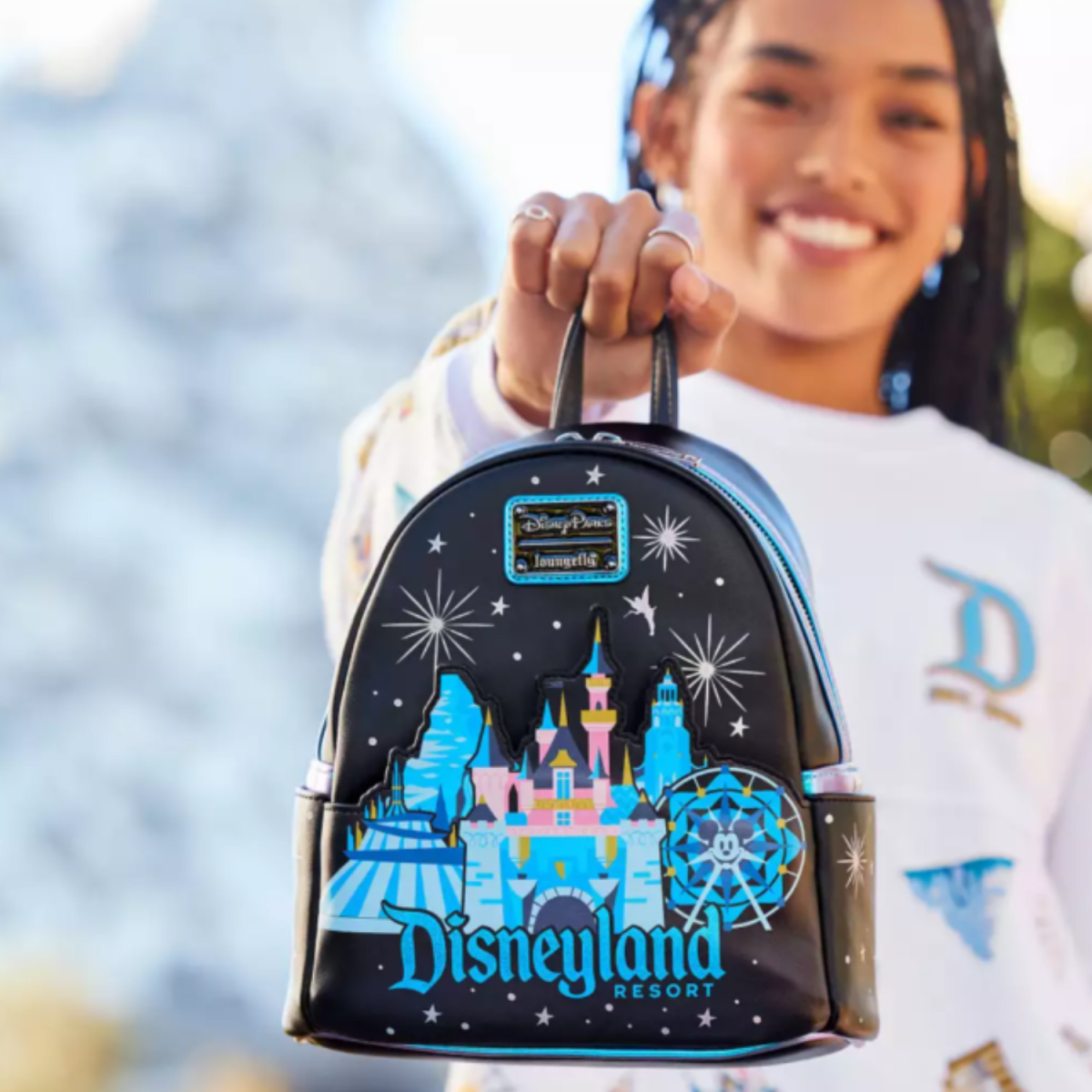 Mini Mochila Disneyland Castillo Loungefly2