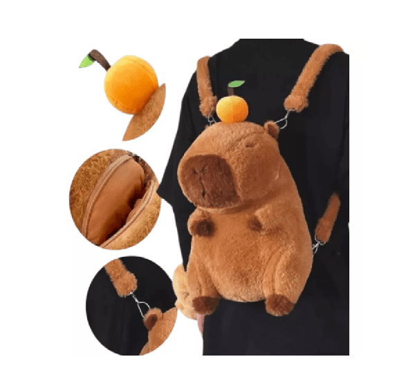 Mochila Peluche Capibara2