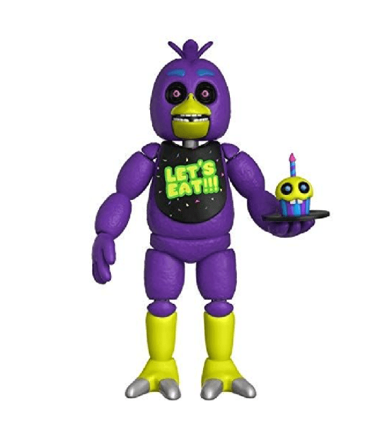Muñeco Articulable BlackLight Chica FNAF2
