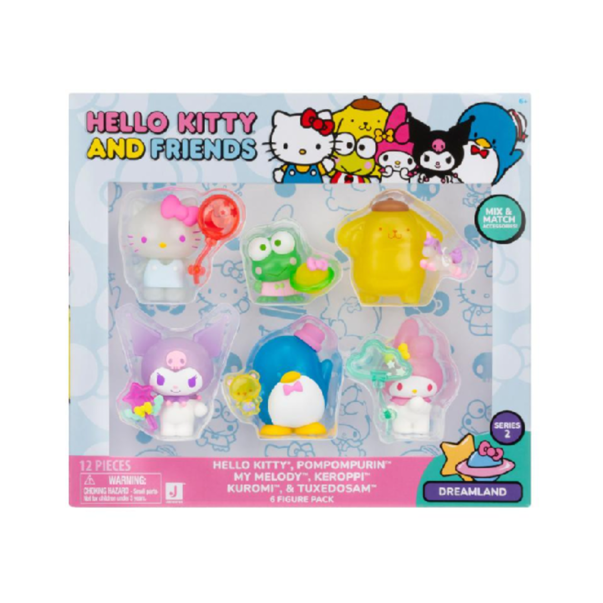 Figuras Hello Kitty y Amigos Dreamland pack x 620