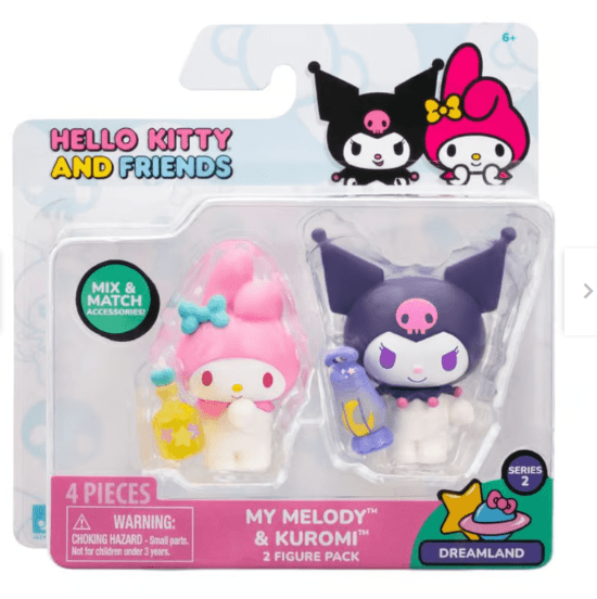Pack de 2 Figuras My Melody y Kuromi Serie 21