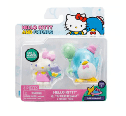 Pack de 2 Figuras Hello Kitty y Tuxedosam Serie 23