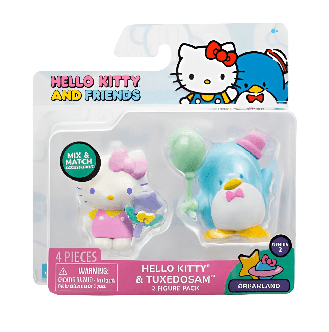 Pack de 2 Figuras Hello Kitty y Tuxedosam Serie 24