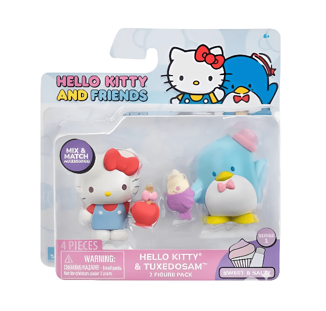 Pack de 2 Figuras Hello Kitty y Tuxedosam Serie 14
