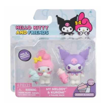 Pack de 2 Figuras My Melody y Kuromi Serie 13