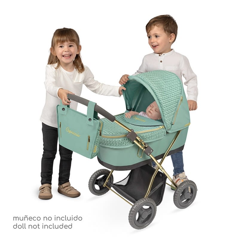 Coche de Muñecas Reborn con Sombrilla Capriccio1