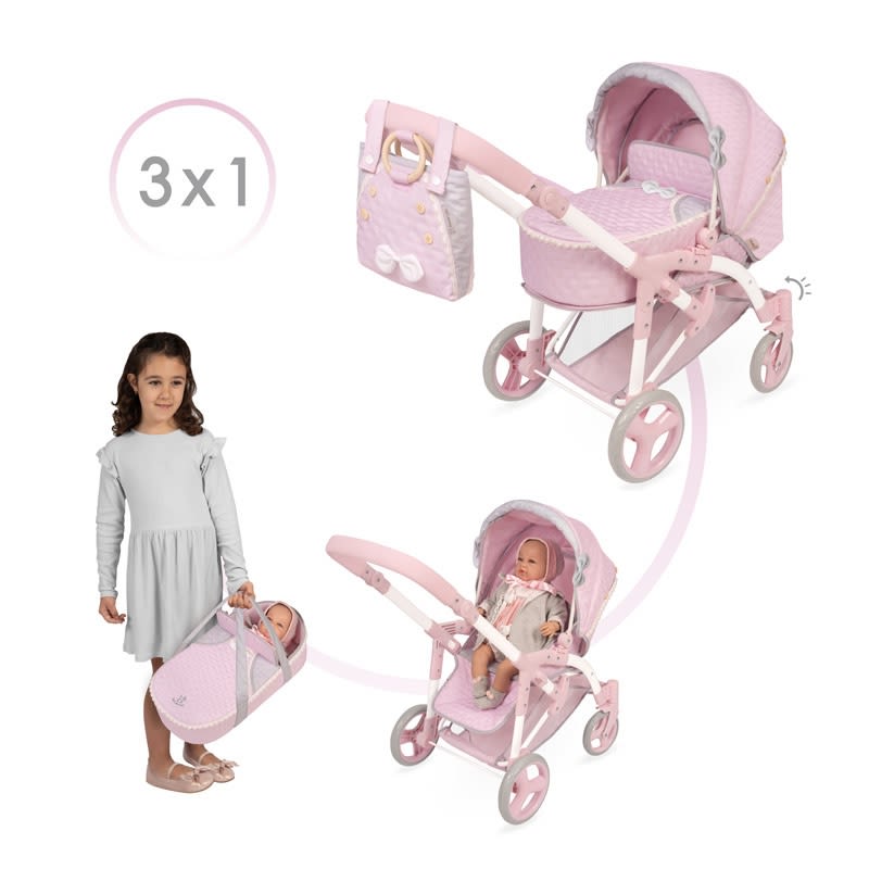 Coche de Muñecas 3 en 1 Ajustable Colección Sophie1