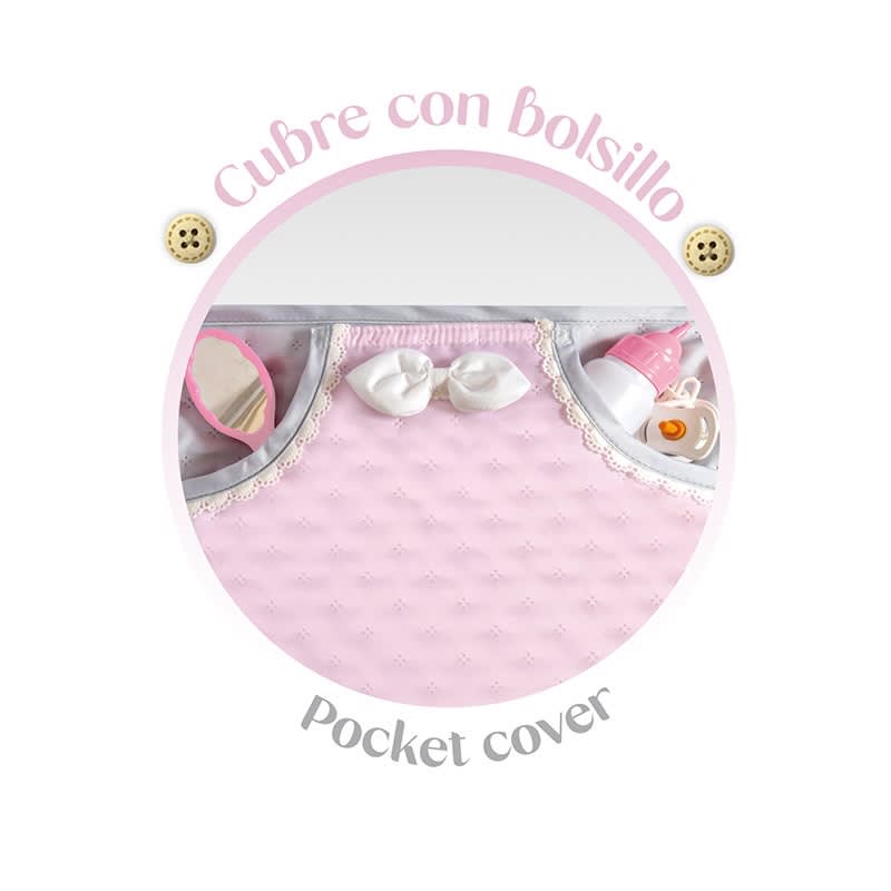 Coche de Muñecas Reborn Plegable con Sombrilla Sophie2