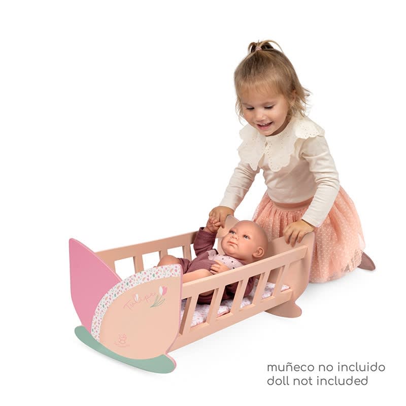 Cuna de Madera para Muñecas Colec. Tulipe1