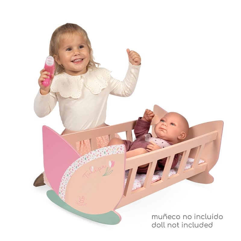 Cuna de Madera para Muñecas Colec. Tulipe2