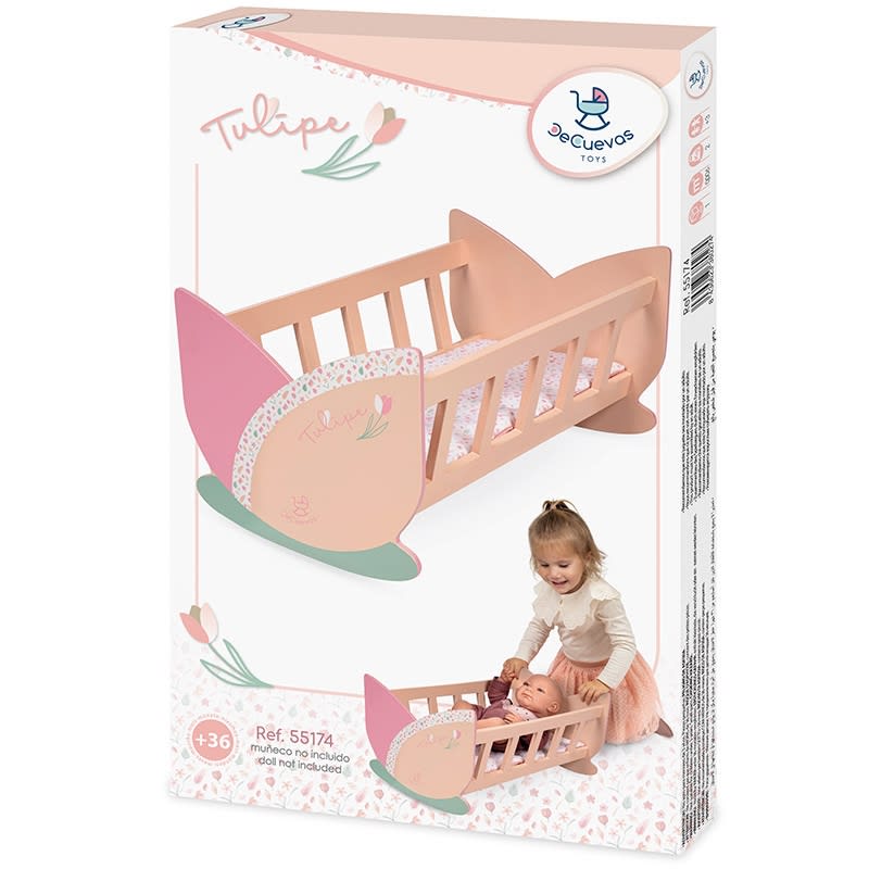 Cuna de Madera para Muñecas Colec. Tulipe4
