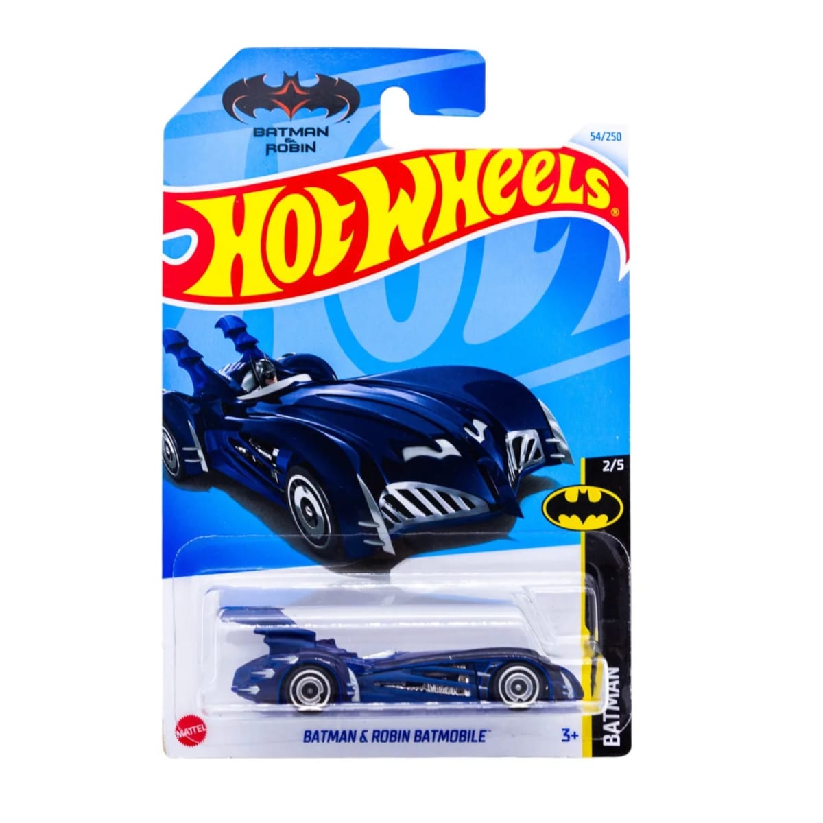 Auto Hot Wheels Batman & Robin Batmobile Azul1