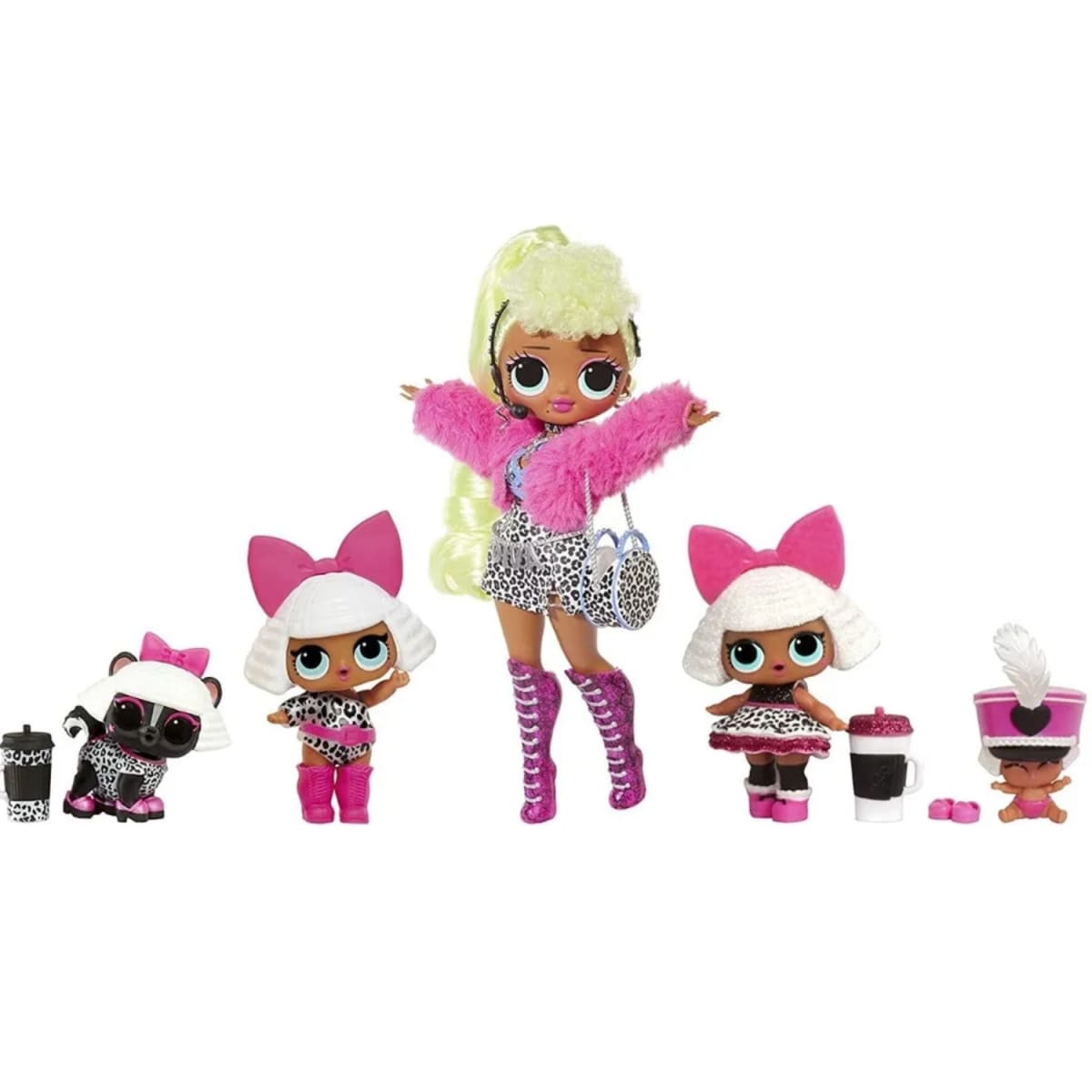 Set Muñecas LOL OMG Diva Family1