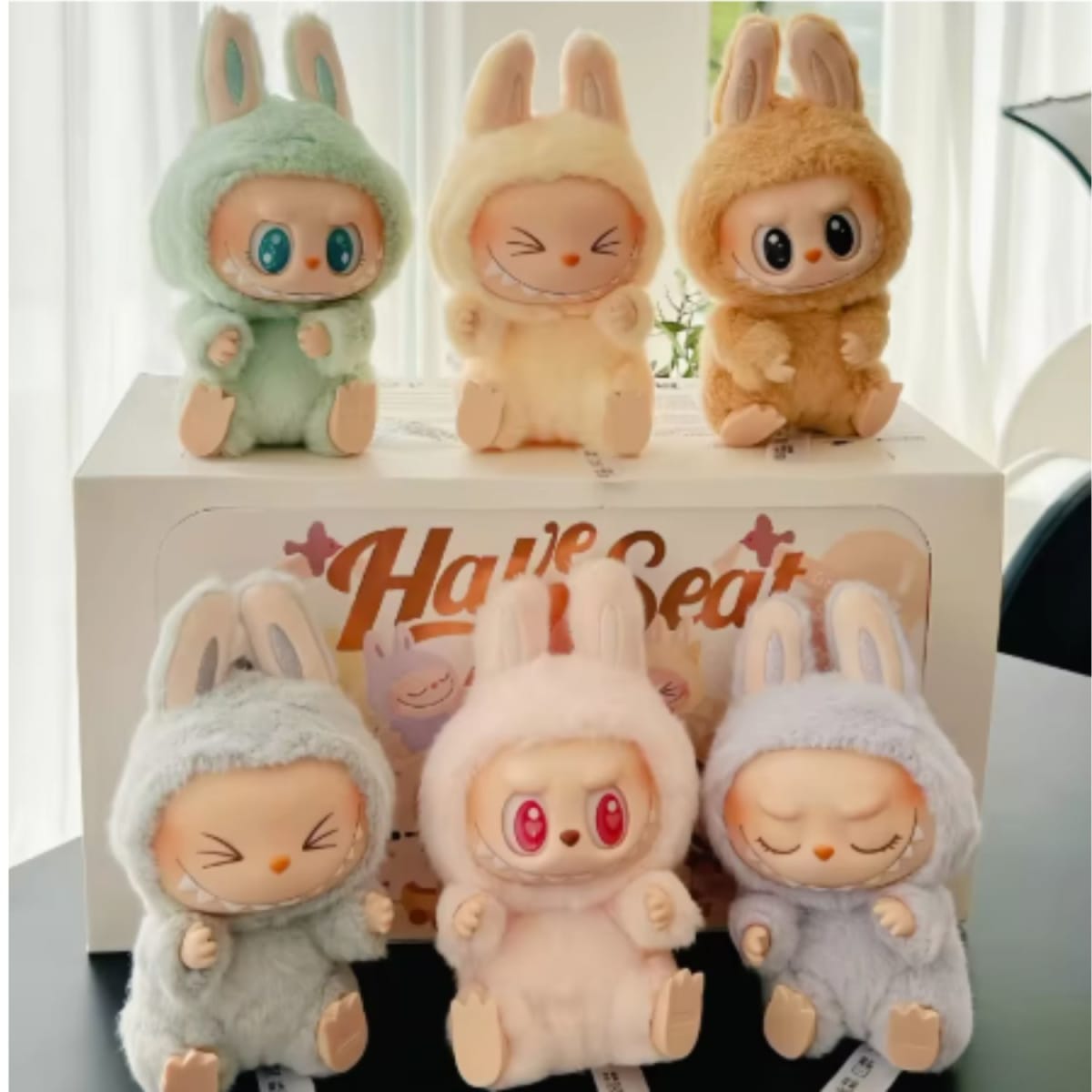 Dupe Labubu Sorpresa Serie Have a Seat Réplica con Sonido1