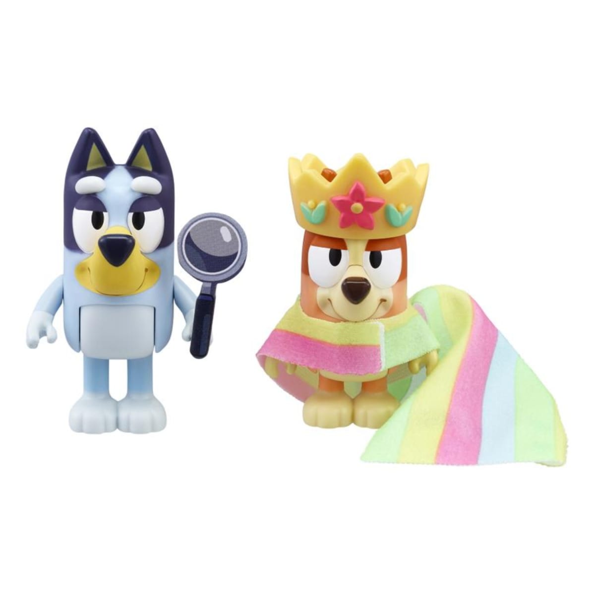 Pack x2 Figuras Bluey  Queens Bingo & Bluey2
