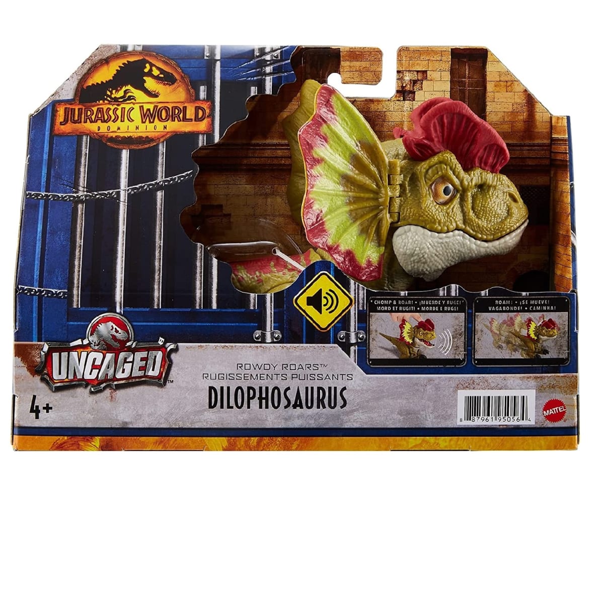 Dinosaurio Dilophosaurus Sonido y Movimiento1