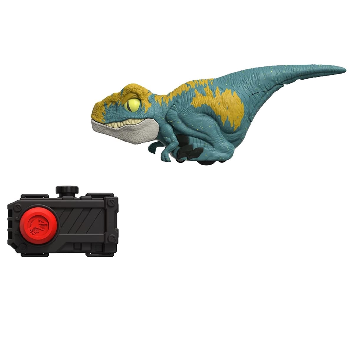 Dinosaurio Jurassic world Velociraptor con Sonido y Movimiento3