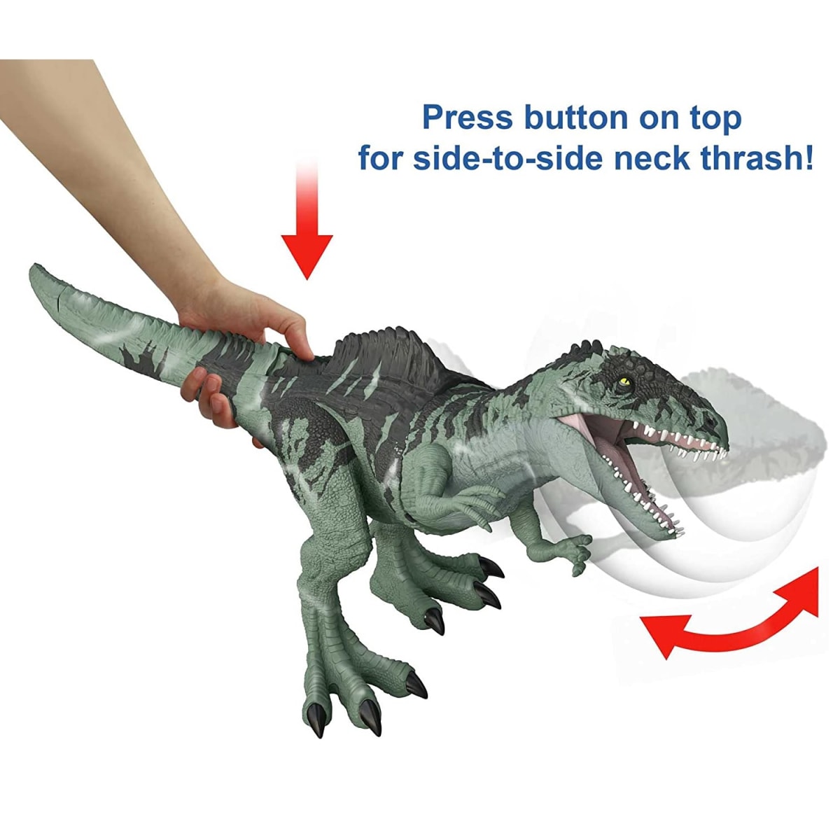 Figura Giganotosaurus Jurassic World con Sonido4