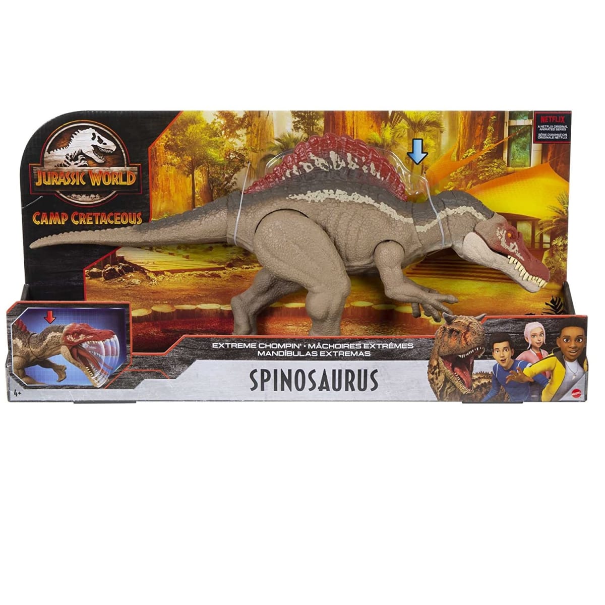 Dinosaurio Jurassic World Spinosaurus Mega Mordida4