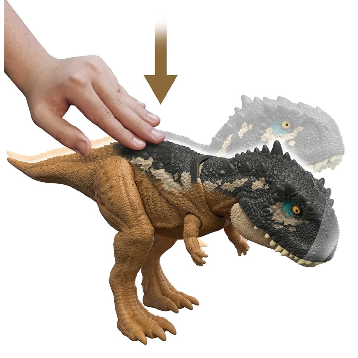 Dinosaurio Jurassic World Skorpiovenator Ruge y Golpea4