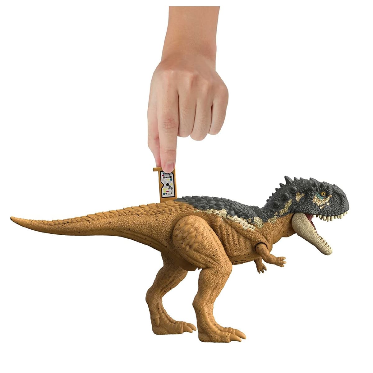 Dinosaurio Jurassic World Skorpiovenator Ruge y Golpea3