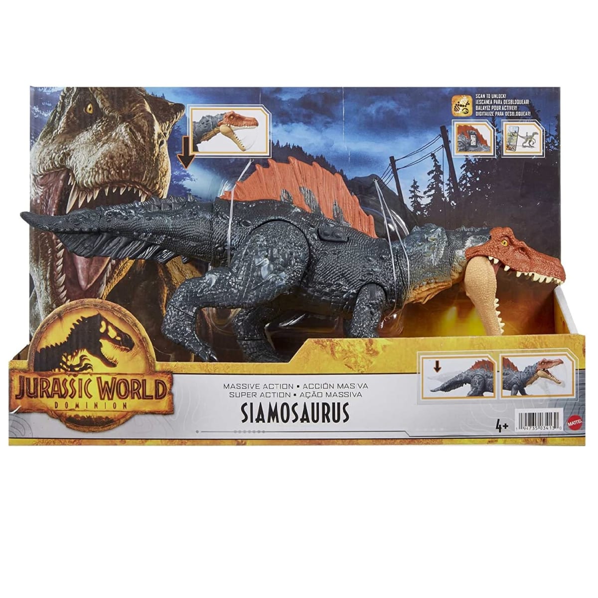 Figura Siamosaurus Jurassic World 4