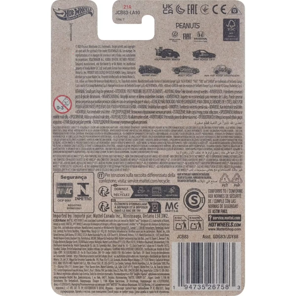 Auto Hot Wheels Peanuts Bully Goat2