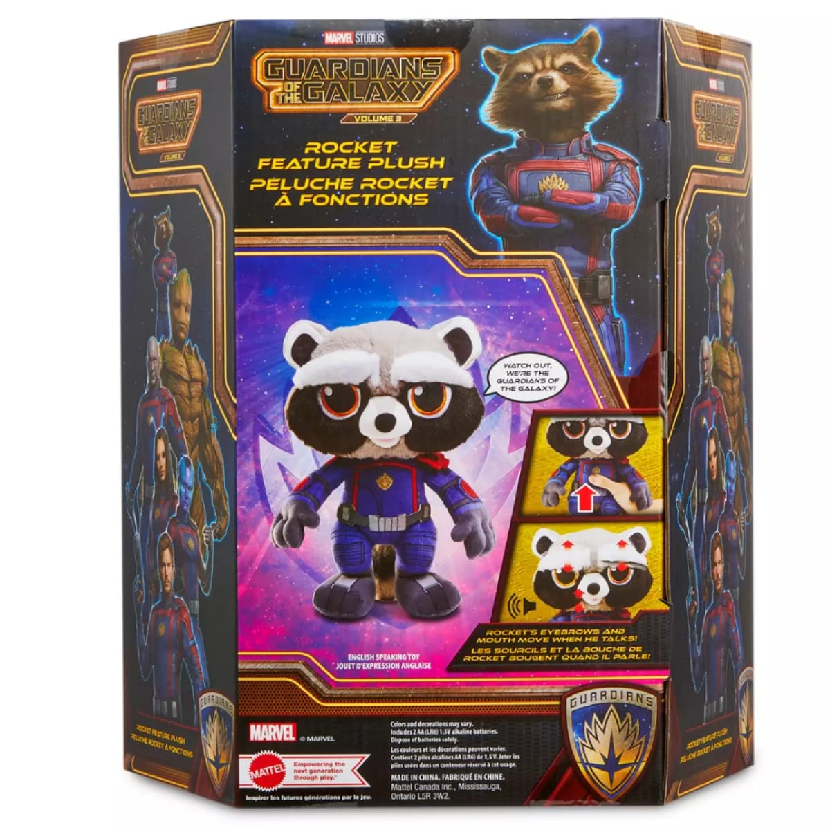Peluche Hablador Rocket Guardianes de la Galaxia4