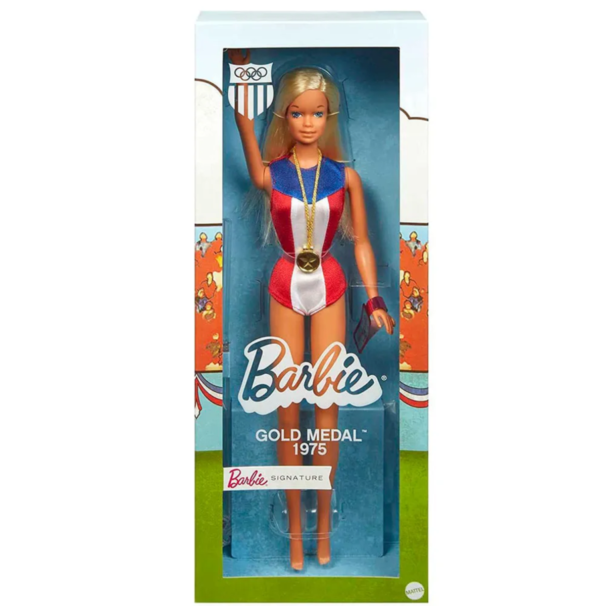 Muñeca Barbie Gold Medal 1975 Edición de Colección1