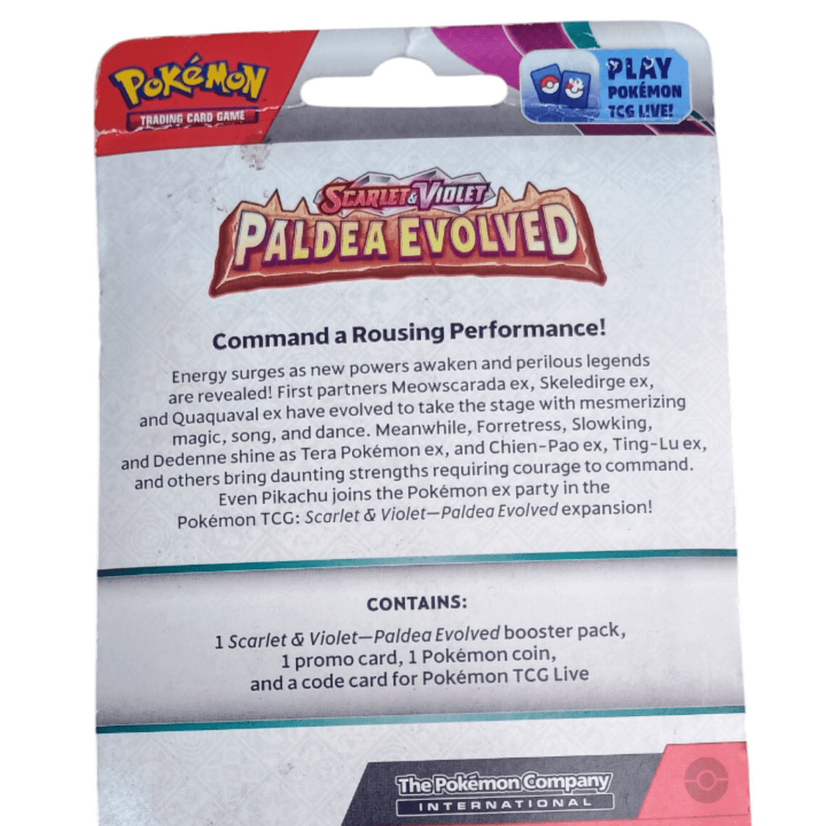 Juego de Cartas Pokemon Paldea Evolved5